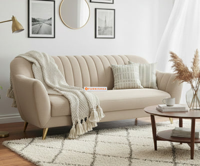 Marco Sofa 3 Seater Light Beige