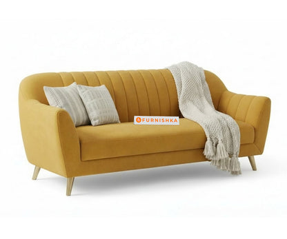 Marco Sofa 3 Seater Mustard Yellow