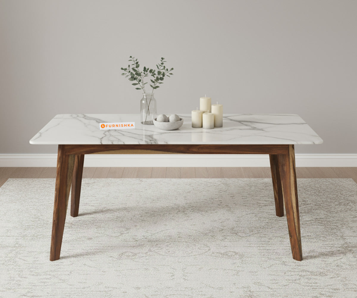Vedh 4 Seater Dining Set  Top - Indian Marble