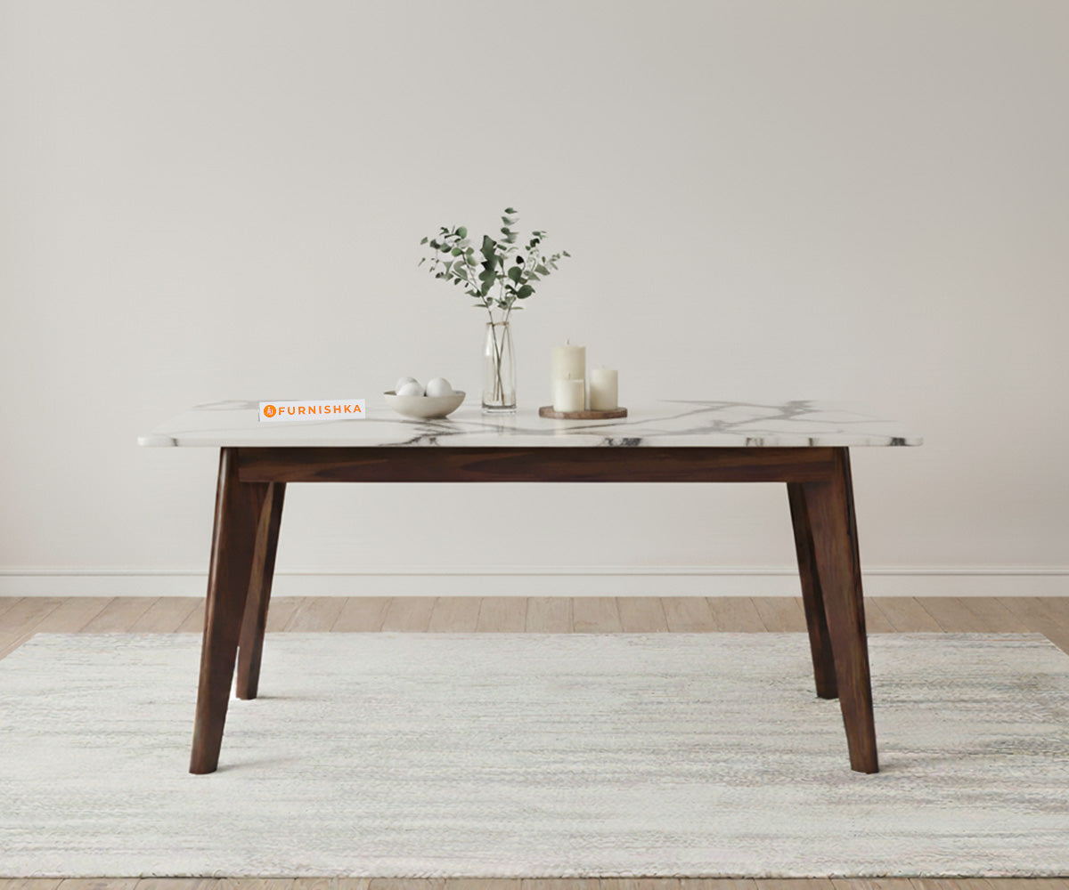 Vedh 4 Seater Dining Set  Top - Indian Marble