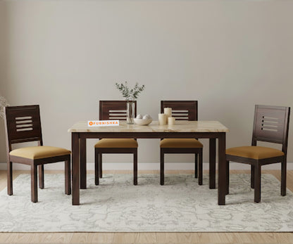 Zhera 4 Seater Dining Sets with Australian Onyx Top