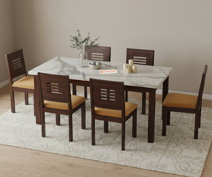 Zhera  6 Seater Dining Sets with Quartz Top