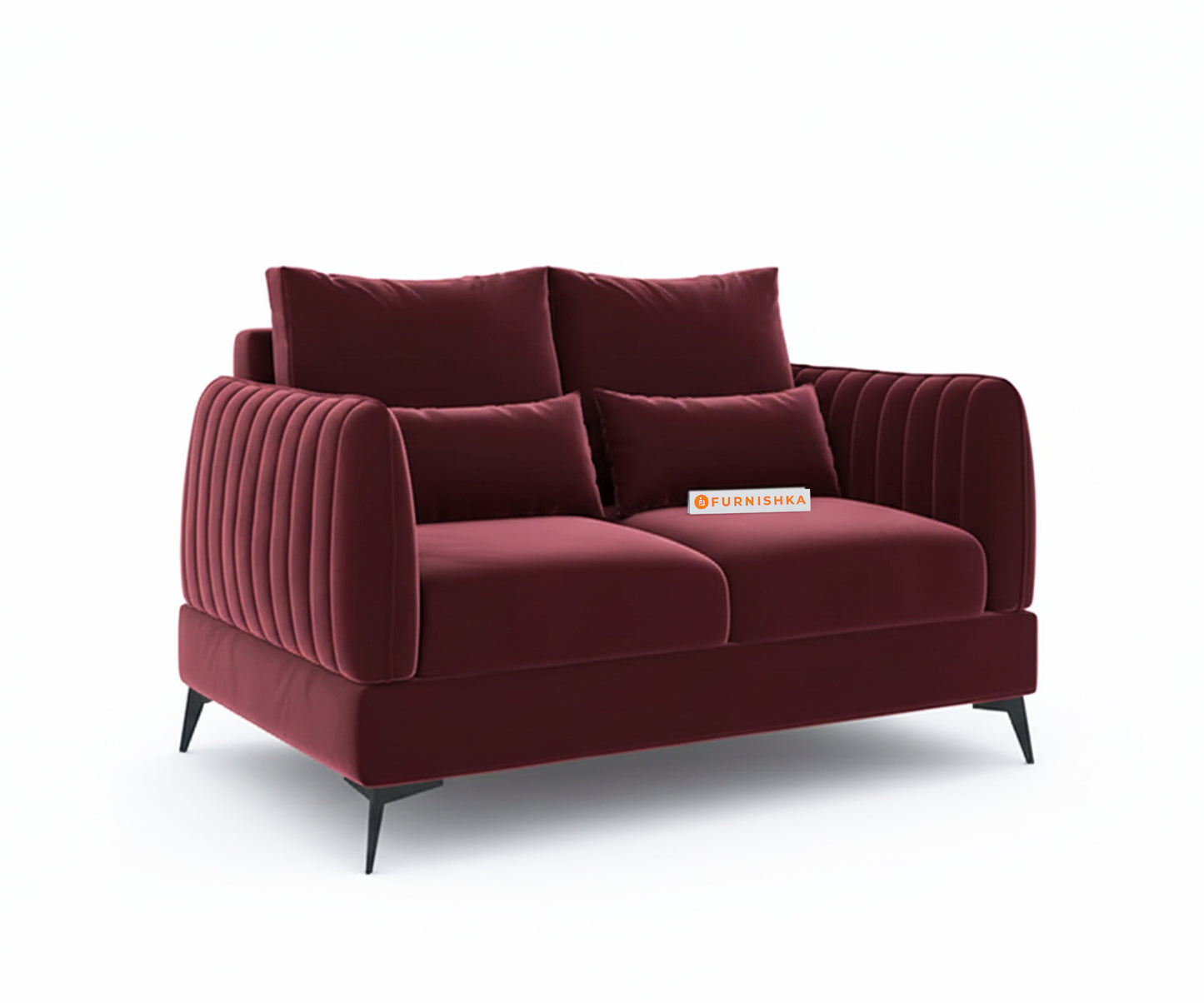 Corbida 3+2 Seater Sofa Set - Red Wine