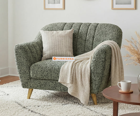 Marco 1 Seater Sofa Set With Anthology Fabric Pine Green
