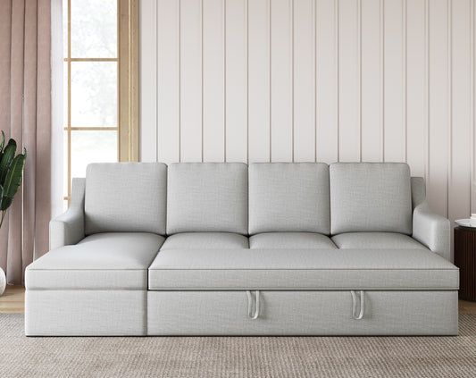 Arrasso Sofa 3+L LHS Sofa cum Bed  - Pull out Type