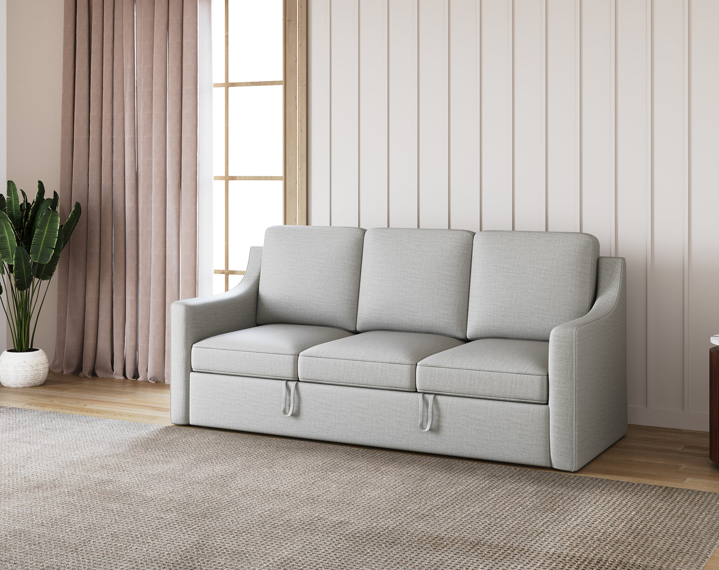 Arrasso Sofa 3 Seater Sofa Cum Bed - Pull out Type