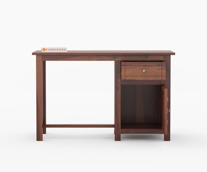 Harrison Sheesham Wood Study Table (Brown Finish)