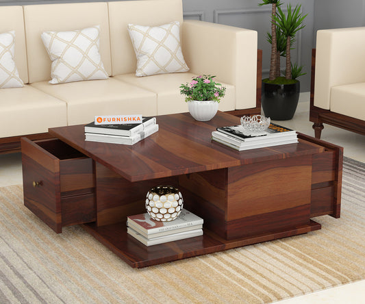 Aaron Sheesham Coffee Table