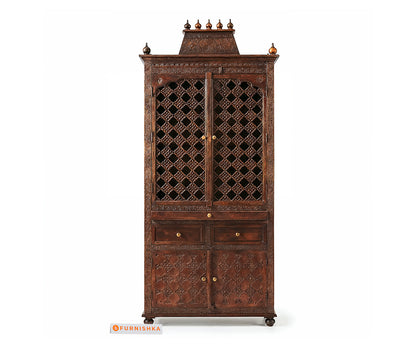Aarogya Sheesham Wood Home Temple - Furnishka