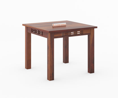Adiva Sheesham wood 4 Seater Dining Set With Chair - Furnishka