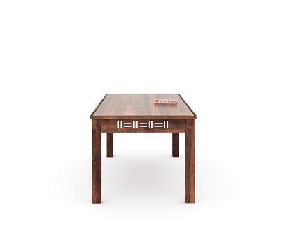 Adiva Sheesham wood 6 Seater Dining Set with Adiva Sheesham wood Dining Chair - Furnishka 