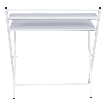 Agura Laptop Table / White - White - Furnishka 