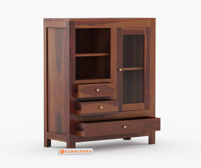 Airelle Sheesham Wood Cabinets and Sideboard - Furnishka 