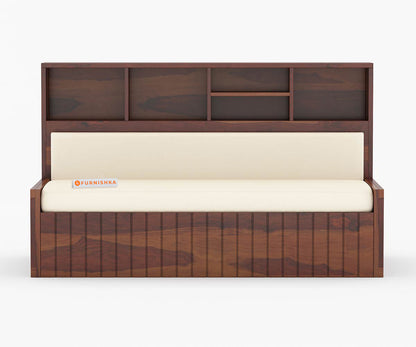 Akito Sheesham Wood Sofa Cum Bed - Furnishka 