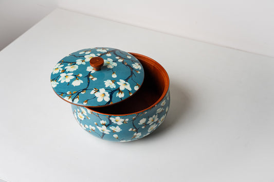 Almond Blossoms Roti Box - Furnishka 