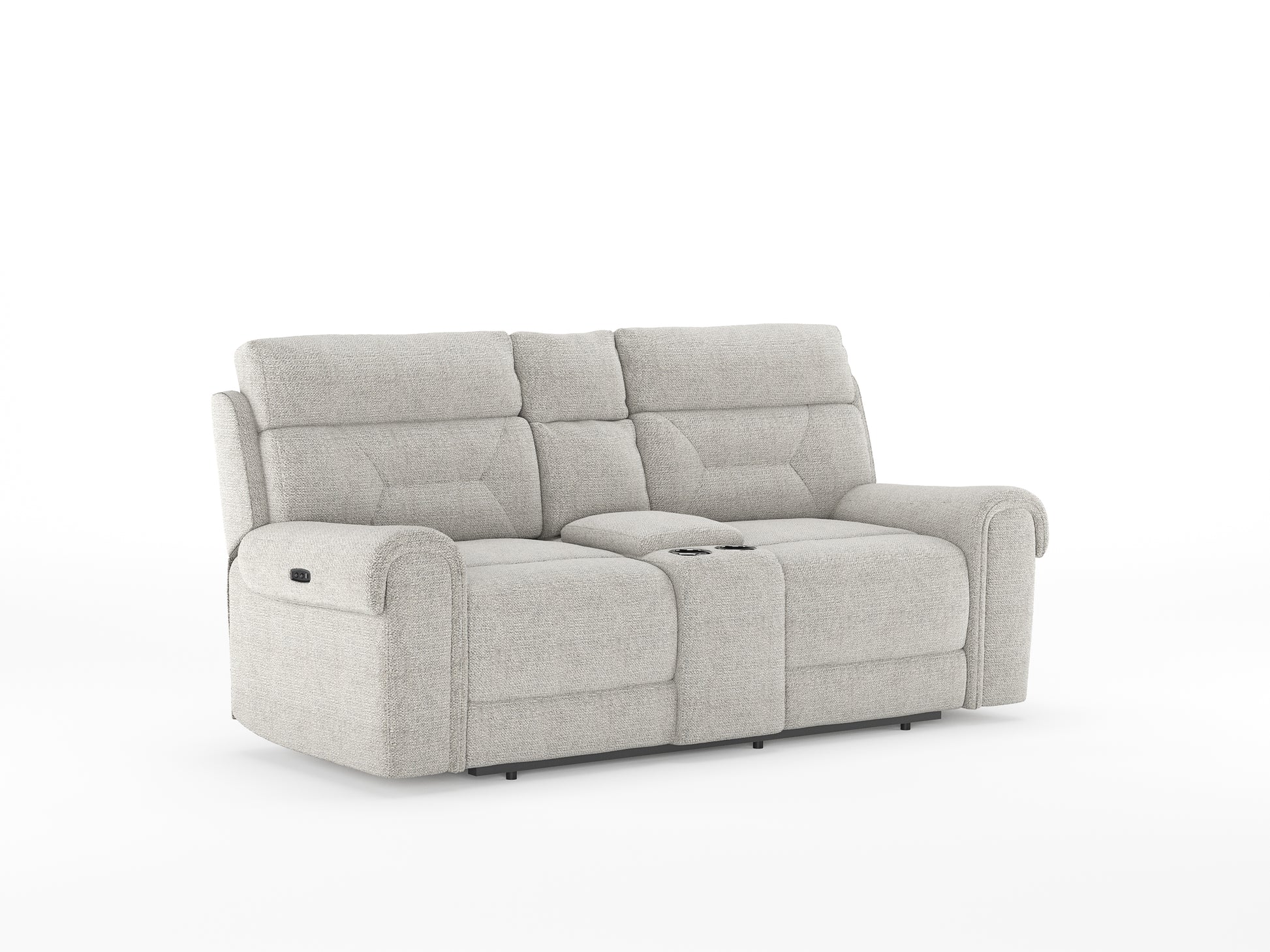 Alpen 3 + 2 Seater Recliner with Console and Rock - Cream - Furnishka 