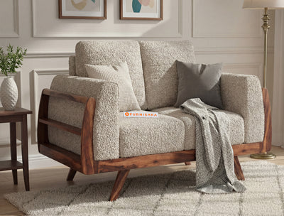 Amaari 2 Seater Sofa Set With Anthology Fabric Grey