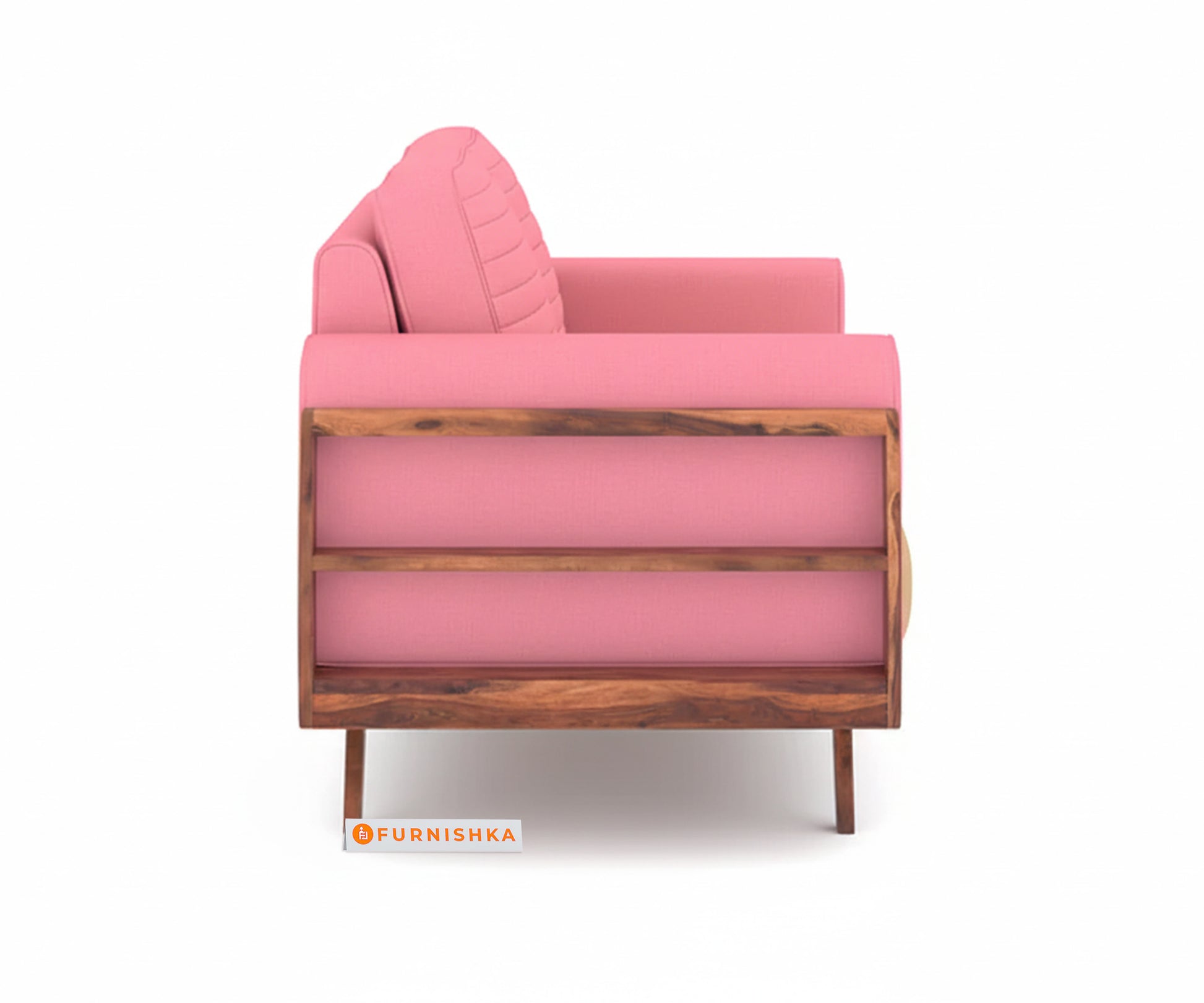 Amaari 3+2 Sofa Set Seater Flamingo Pink - Furnishka 