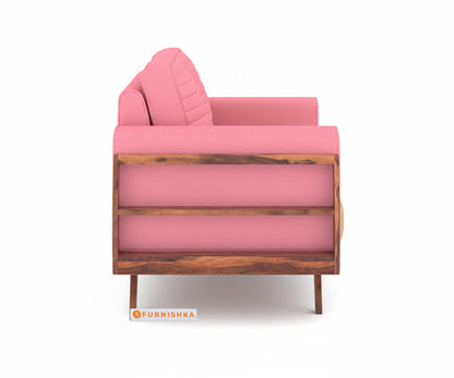 Amaari 3+2 Sofa Set Seater Flamingo Pink - Furnishka 