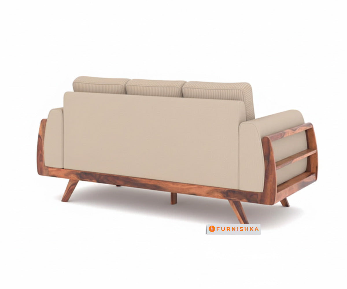 Amaari 3+2 Sofa Set Seater Light Beige - Furnishka 