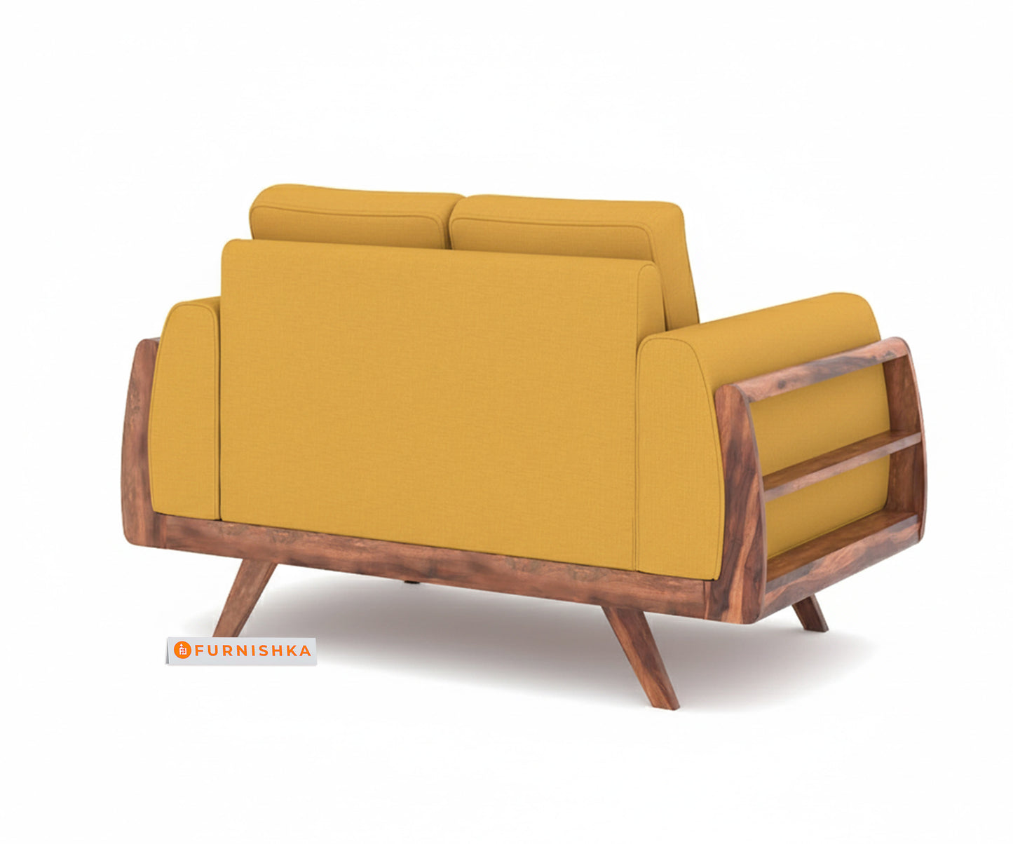 Amaari 3+2 Sofa Set Seater Mustard Yellow - Furnishka 