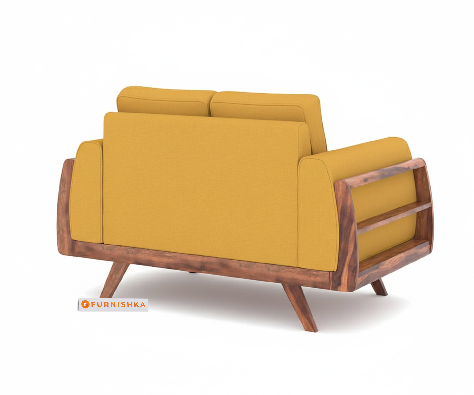 Amaari 3+2 Sofa Set Seater Mustard Yellow - Furnishka 
