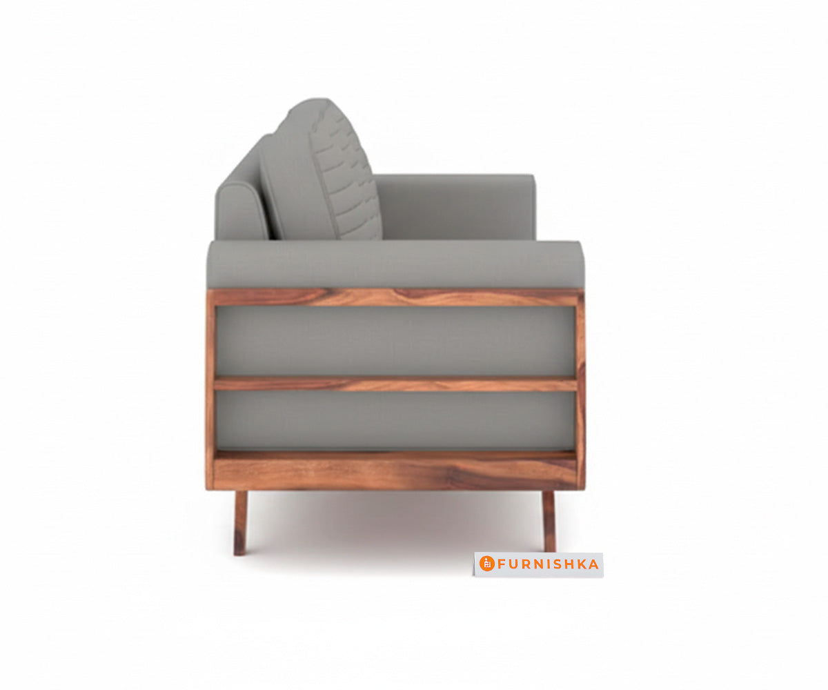 Amaari 3+2 Sofa Set Seater Trout Grey - Furnishka 