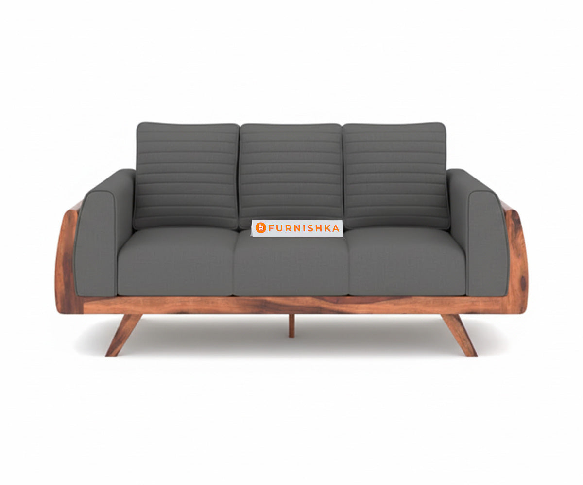 Amaari 3+2 Sofa Set Seater Trout Grey - Furnishka 