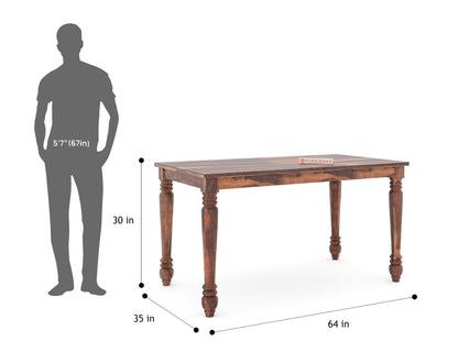 American  6 Seater Dining Table - Furnishka 
