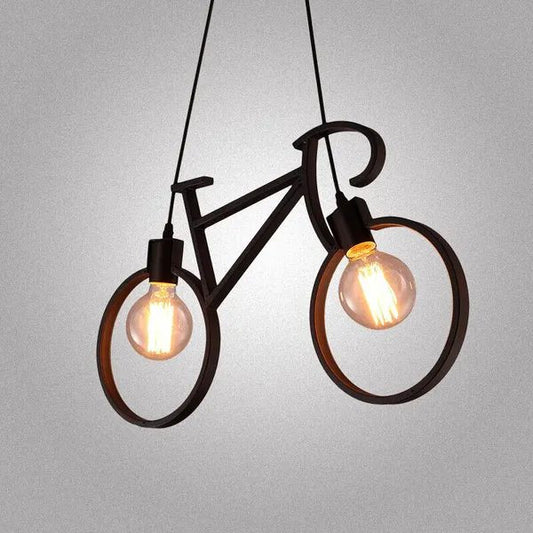 Antique Modern Light Cycle Shape Pendant Hanging Lamp - Furnishka 