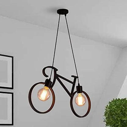 Antique Modern Light Cycle Shape Pendant Hanging Lamp - Furnishka 