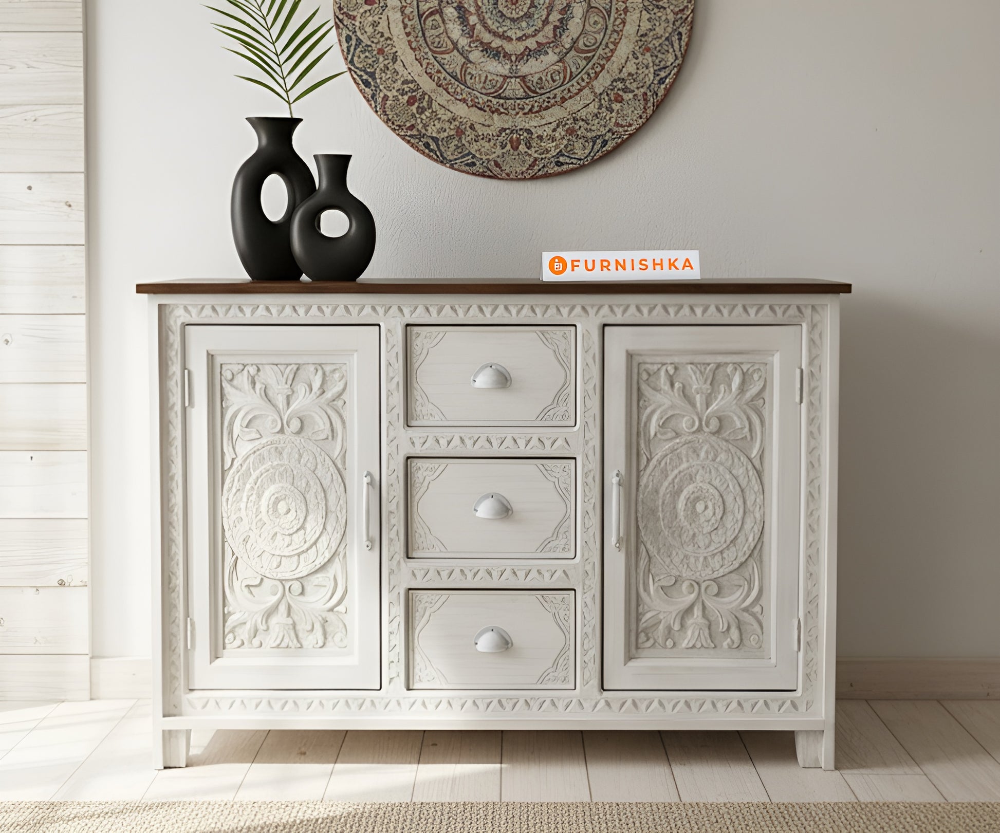 Antique White Distressed - Furnishka 