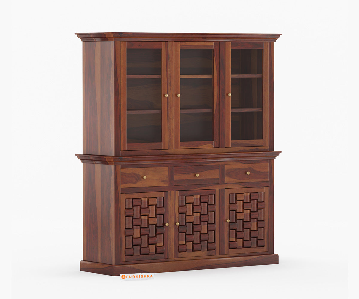 Arlo Sheesham Wood Kitchen Cabinet - Furnishka 