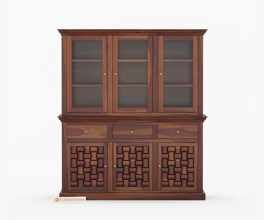 Arlo Sheesham Wood Kitchen Cabinet - Furnishka 