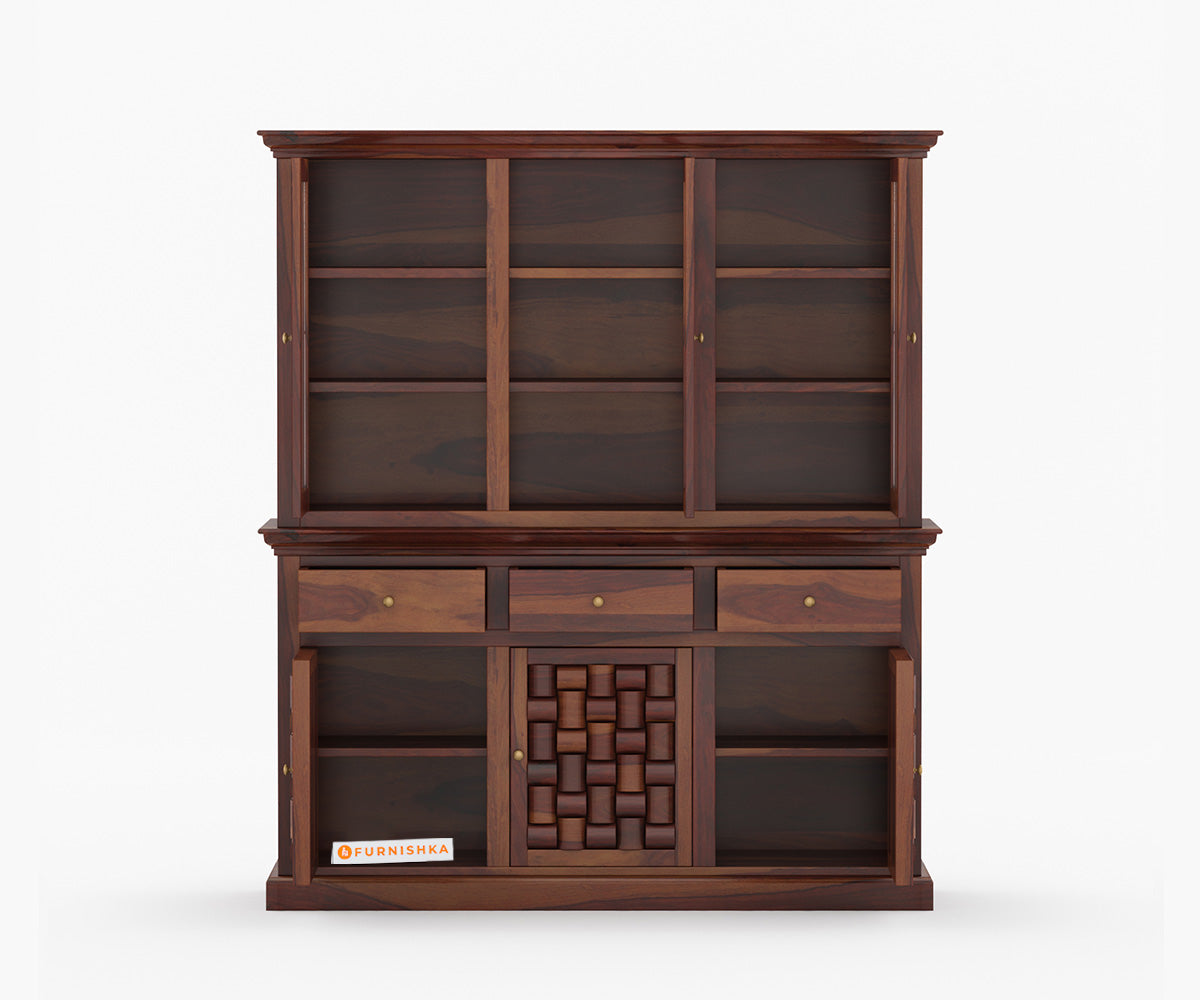 Arlo Sheesham Wood Kitchen Cabinet - Furnishka 