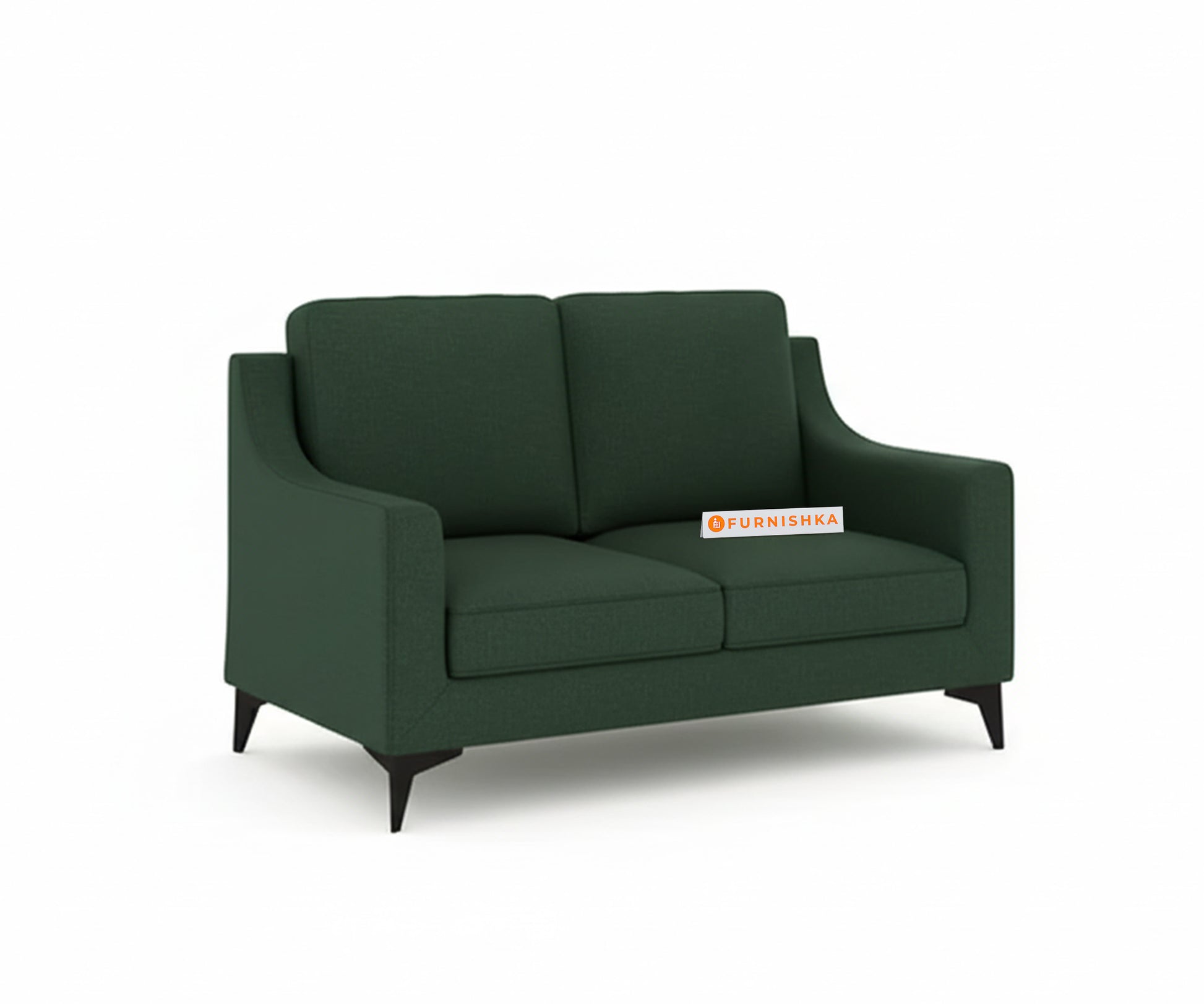 Arrasso 2 Seater Sofa Pine Green Dark - Furnishka 