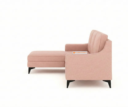 Arrasso 2+Sectional Sofa LHS Flamingo Pink - Furnishka 