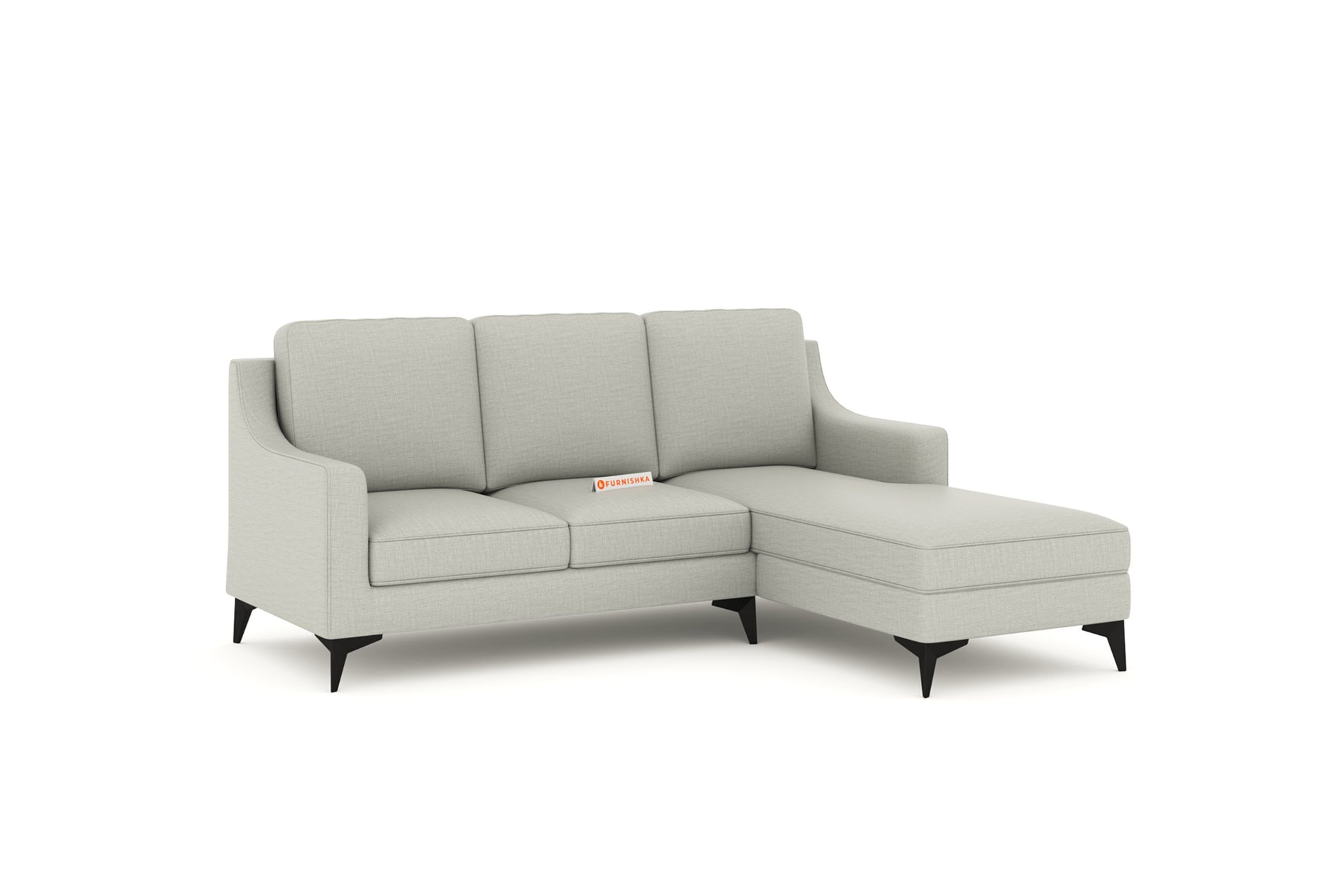 Arrasso 2+Sectional Sofa RHS - Light Beige - Furnishka 