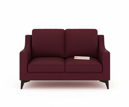 Arrasso 2 seater Sofa Dark Red wine - Furnishka