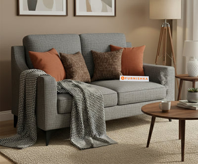 Arrasso 2 seater Sofa Trout - Space Grey