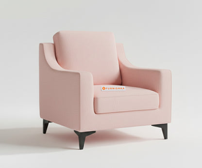 Arrasso 3+1+1 Seater Sofa Set Flamingo Pink - Furnishka 