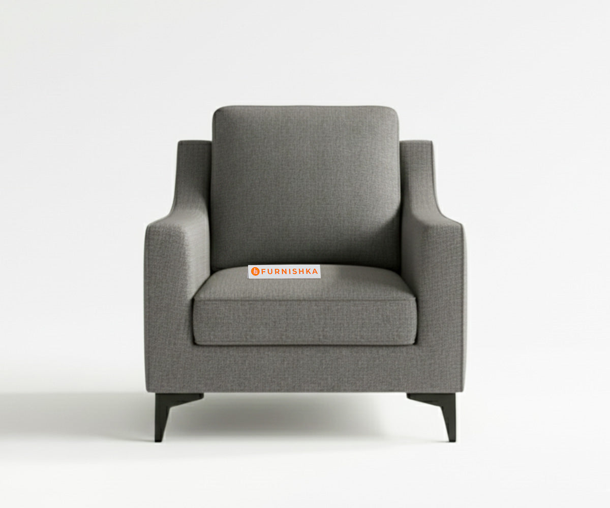 Arrasso 3+1+1 Seater Sofa Set Space Grey - Furnishka 