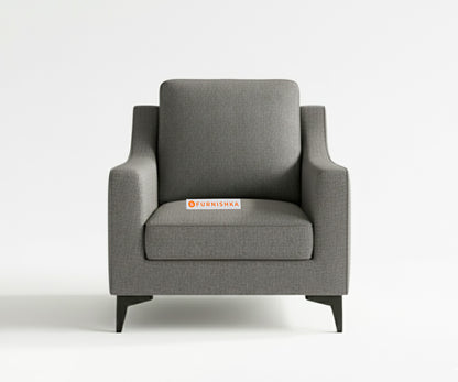 Arrasso 3+1+1 Seater Sofa Set Space Grey - Furnishka 