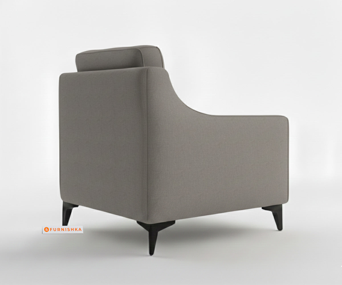 Arrasso 3+1+1 Seater Sofa Set Space Grey - Furnishka 