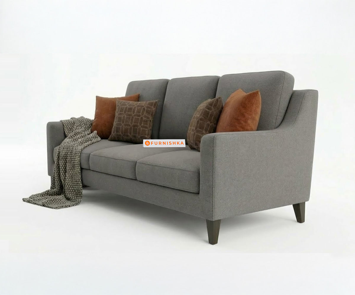 Arrasso 3+1+1 Seater Sofa Set Space Grey - Furnishka 