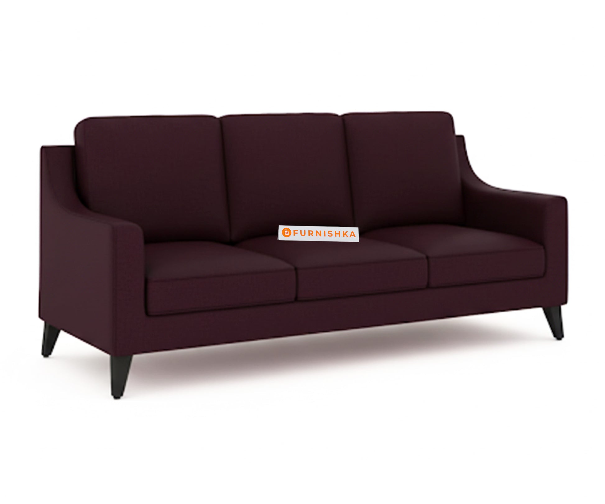 Arrasso 3+2 Seater Sofa Red Wine - Furnishka 