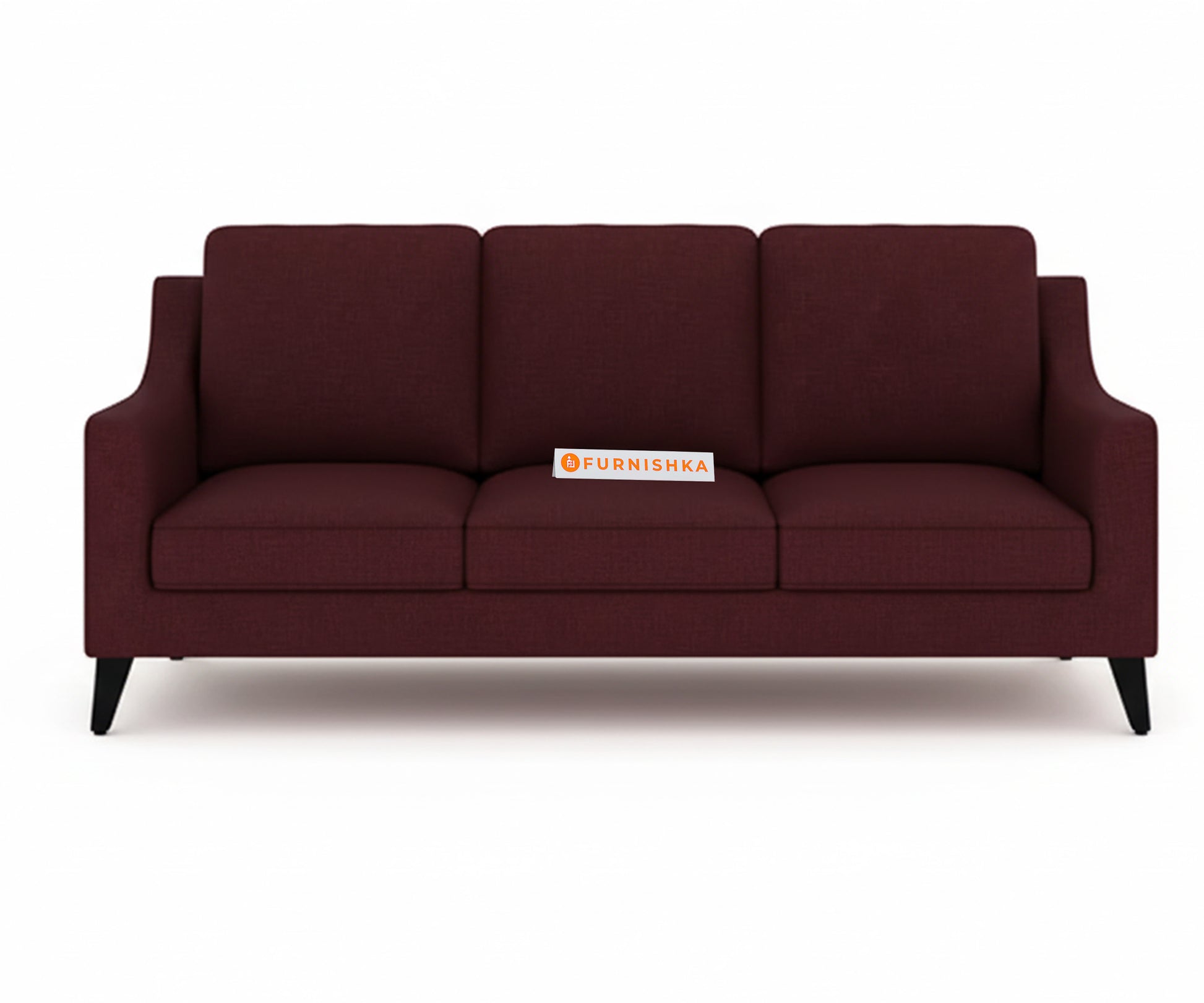 Arrasso 3+2 Seater Sofa Red Wine - Furnishka 