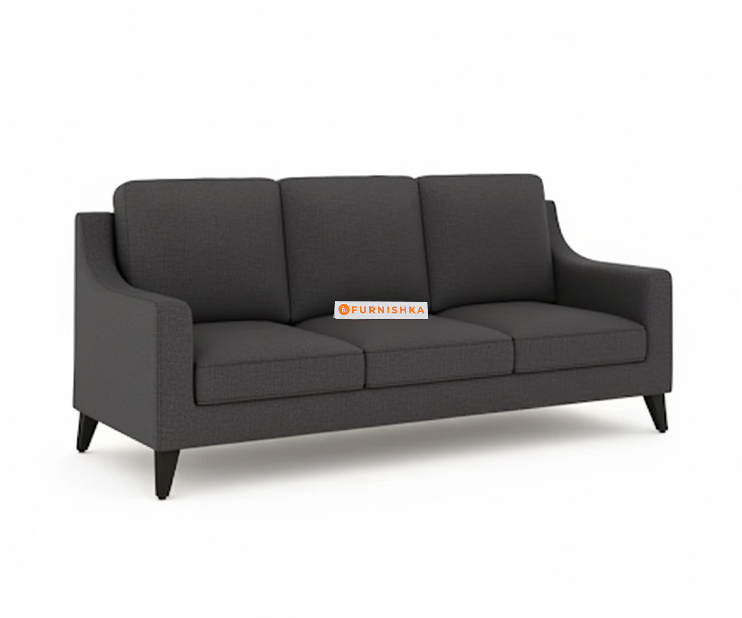 Arrasso 3+2 Seater Sofa Trout - Space Grey - Furnishka 