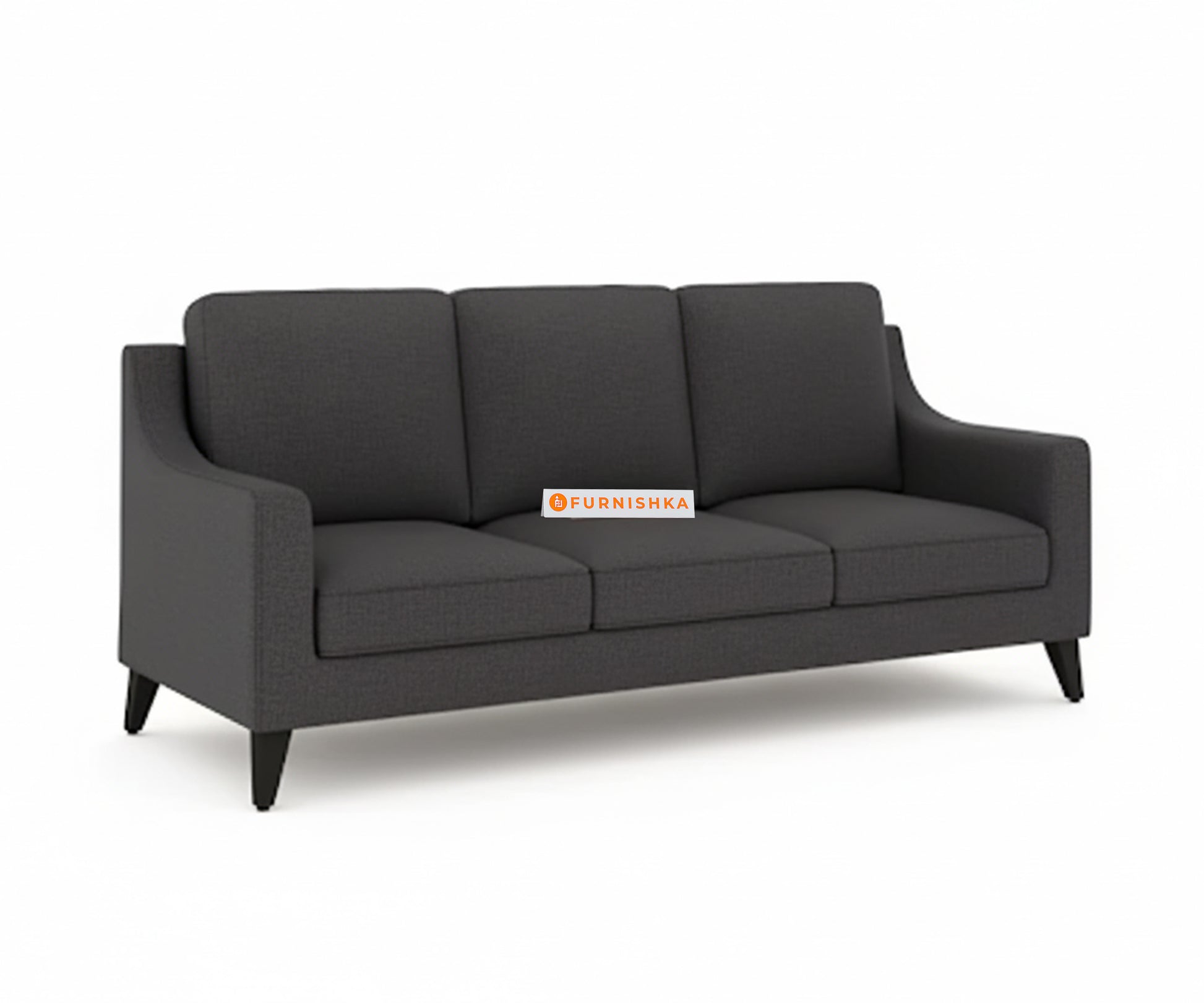 Arrasso 3+2 Seater Sofa Trout - Space Grey - Furnishka 