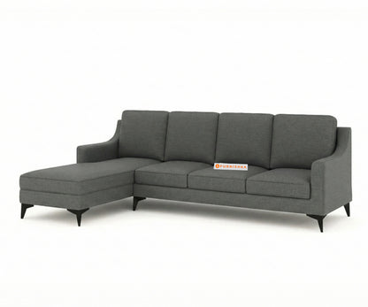 Arrasso 3+LHS Sectional Sofa - Trout- Space Grey - Furnishka 